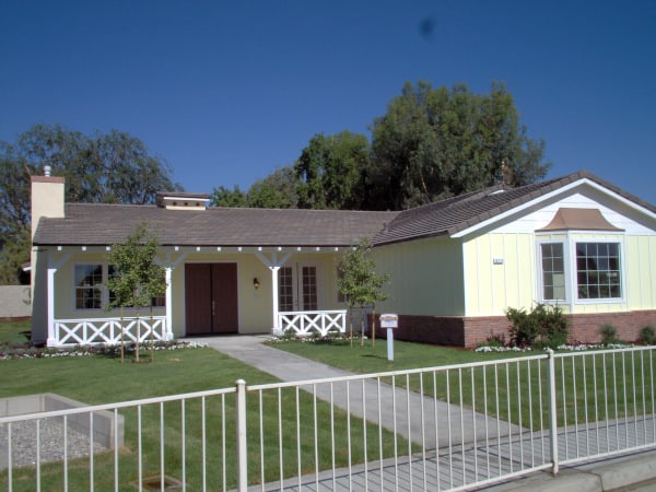 A ranch-style house