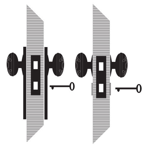 interior mortise lock function door hardware