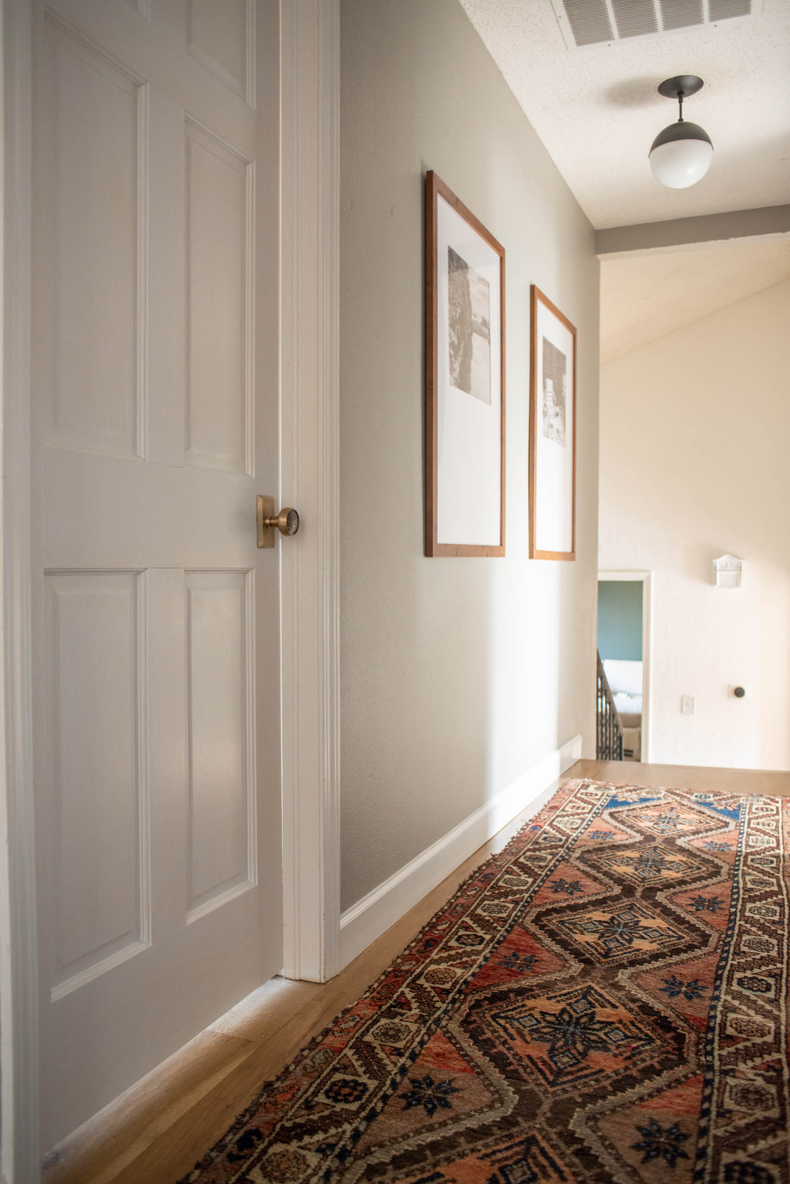 ashley mayes hallway with door